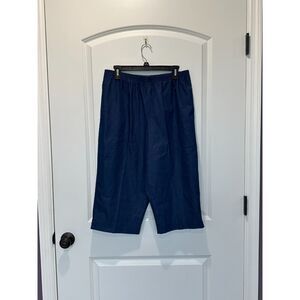 NWT Alfred Dunner Petite Denim Capri Wide Leg Pants Size 14 Petite